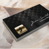 Luxury Black & Gold Technical Writer Visitekaartje