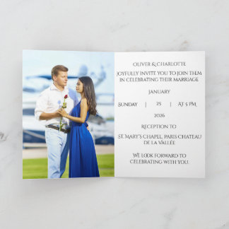 Luxury Black & Gold Wax Seal Wedding Invitation  Kaart