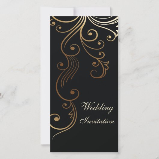 luxury  Black Invitation (Achterkant)