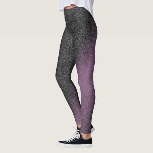 Luxury Black Paars Leggings (Links)