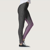 Luxury Black Paars Leggings (Rechts)