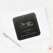 Luxury Black Product Packaging Labels Gold Lijst (Envelop)