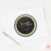 Luxury Black Product Packaging Labels Gold Lijst (Envelop)