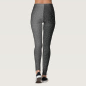 Luxury Black Silver Leggings (Achterkant)