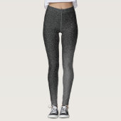 Luxury Black Silver Leggings (Voorkant)