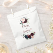 Luxury Boho Colorful Floral Wedding Bedankzakje (Geknipt)