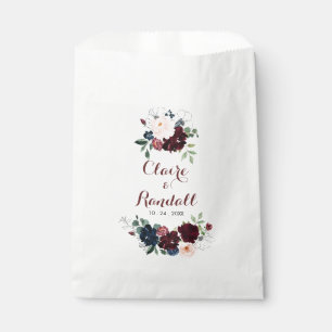 Luxury Boho Colorful Floral Wedding Bedankzakje
