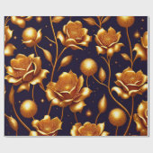 Luxury Boho Gold Roos Modern Collectie Cadeaupapier (Vlak)