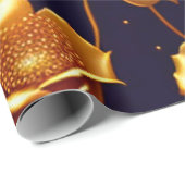 Luxury Boho Gold Roos Modern Collectie Cadeaupapier (Rol Hoek)