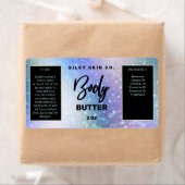 Luxury Bokeh Blue Body Butter Labels (Insitu)