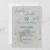 Luxury Botanical Wedding -Happily Ever After Party Kaart (Voorkant)