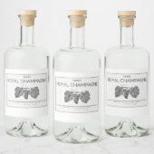 Luxury Bottle Label Design Likeurfles Etiket (Flessen)