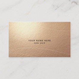 Luxury Bronze Abstract Waves Business Cards Informatiekaartje