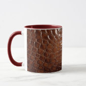 Luxury Brown Crocodile Leather Lawyer & Executive Mok (Links)