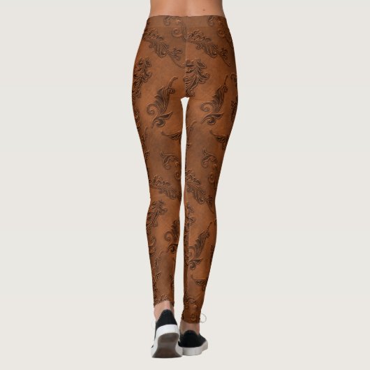 Luxury  Brown Leggings (Achterkant)