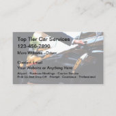 Luxury Business Car Service Taxi Visitekaartje (Voorkant)