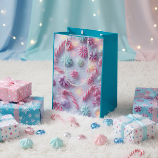 Luxury Candy Cane Christmas Gift Bag Medium Cadeauzakje