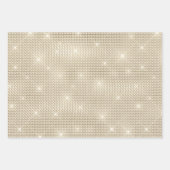 Luxury Champagne Background Beige Glitter Inpakpapier Vel (Voorkant 3)