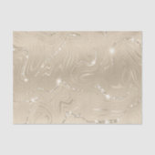 Luxury Champagne Background Beige Glitter Tissuepapier (Voorkant)