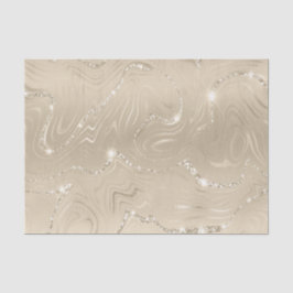 Luxury Champagne Background Beige Glitter Tissuepapier