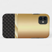 Luxury Champagne Black & Gold iPhone 5 Hoesje (Achterkant (horizontaal))