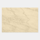 Luxury Champagne Gold Glitter Marble Customize Inpakpapier Vel (Voorkant 3)