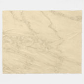 Luxury Champagne Gold Glitter Marble Fleece Deken (Voorkant (Horizontaal))