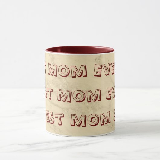 Luxury Champagne Gold Glitter Marble Mok (Midden)