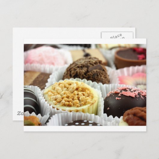 Luxury Chocolates Photo Afbeelding Briefkaart (Voorkant / Achterkant)