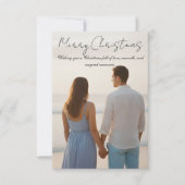 Luxury Christmas Card – Elegant Holiday Greetings Bedankkaart (Voorkant)
