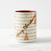 Luxury Christmas Christmas Trees Festive Mok (Midden)