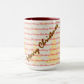 Luxury Christmas Christmas Trees Festive Mok (Midden)