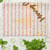 Luxury Christmas Christmas Trees Festive Theedoek (Gevouwen)