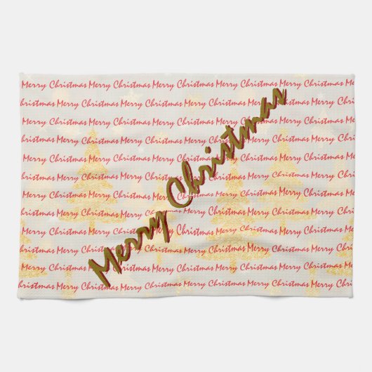 Luxury Christmas Christmas Trees Festive Theedoek (Horizontaal)