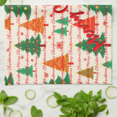 Luxury Christmas Christmas Trees Festive Theedoek (Gevouwen)