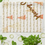 Luxury Christmas Christmas Trees Festive Theedoek (Gevouwen)