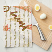 Luxury Christmas Christmas Trees Festive Theedoek (Quarter Fold)