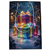 Luxury Christmas Gift Bag Medium Cadeauzakje (Voorkant)