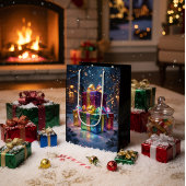 Luxury Christmas Gift Bag Medium Cadeauzakje