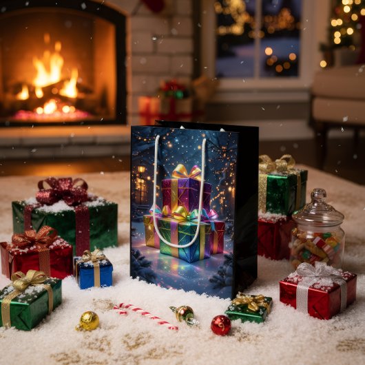 Luxury Christmas Gift Bag Medium Cadeauzakje