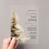 Luxury Christmas Party Acryl Uitnodigingen (Insitu (Draagbaar))