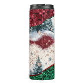 Luxury Christmas Trees Tumbler Thermosbeker (Achterkant)