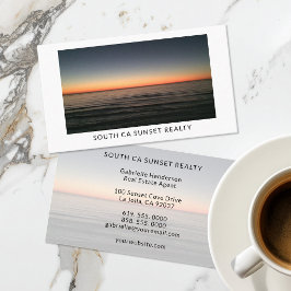 Luxury Coastal Real Estate Agent Visitekaartje