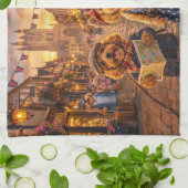 Luxury Cockapoo Canterbury kitchen Theedoek (Gevouwen)