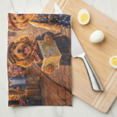 Luxury Cockapoo Canterbury kitchen Theedoek (Quarter Fold)