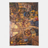 Luxury Cockapoo Canterbury kitchen Theedoek (Verticaal)