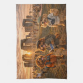 Luxury Cockapoo Stonehenge  Theedoek (Verticaal)