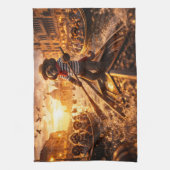 Luxury Cockapoo Venice Gondola  Theedoek (Verticaal)