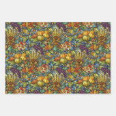 Luxury Colorful Harvest Inpakpapier Vel (Voorkant 3)