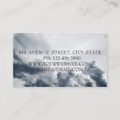 Luxury Cool Silver Cloud whit Cupid Visitekaartje (Achterkant)